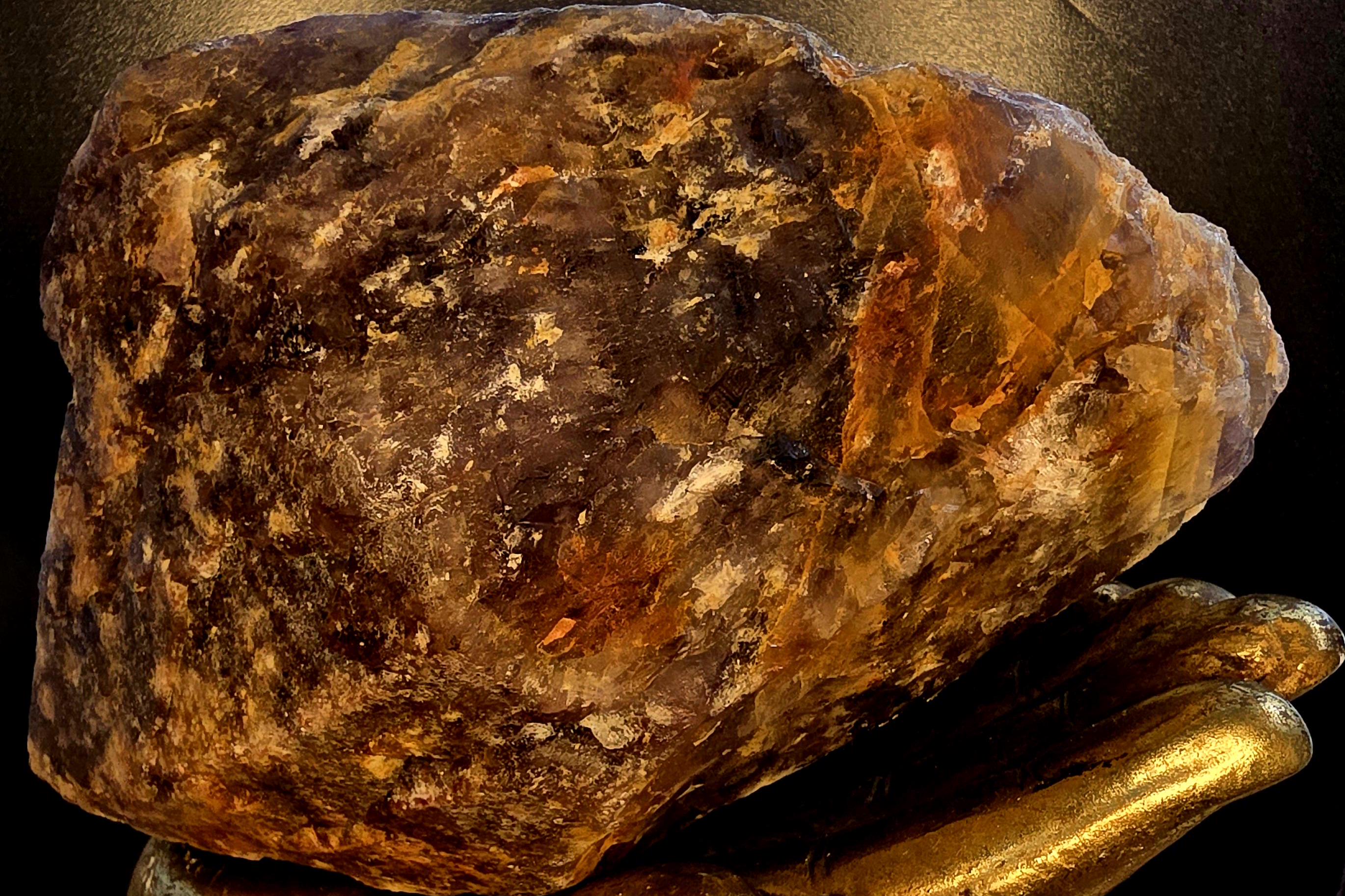 Large Super Seven Crystal Cluster: Reiki Cleansed Melody Stone
