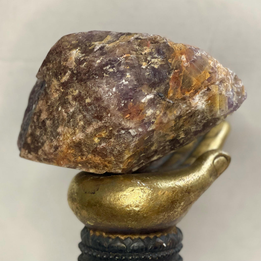Large Super Seven Crystal Cluster: Reiki Cleansed Melody Stone