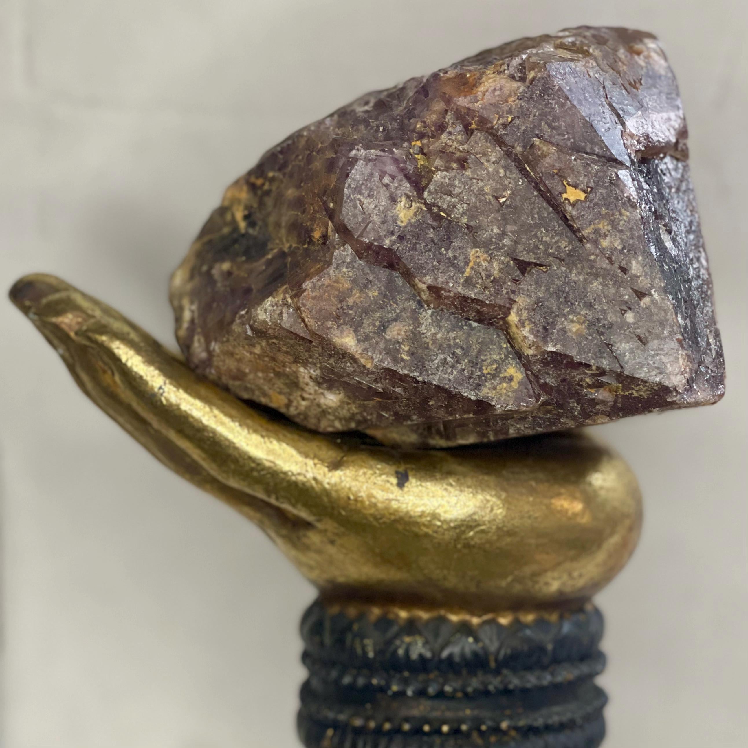 Large Super Seven Crystal Cluster: Reiki Cleansed Melody Stone