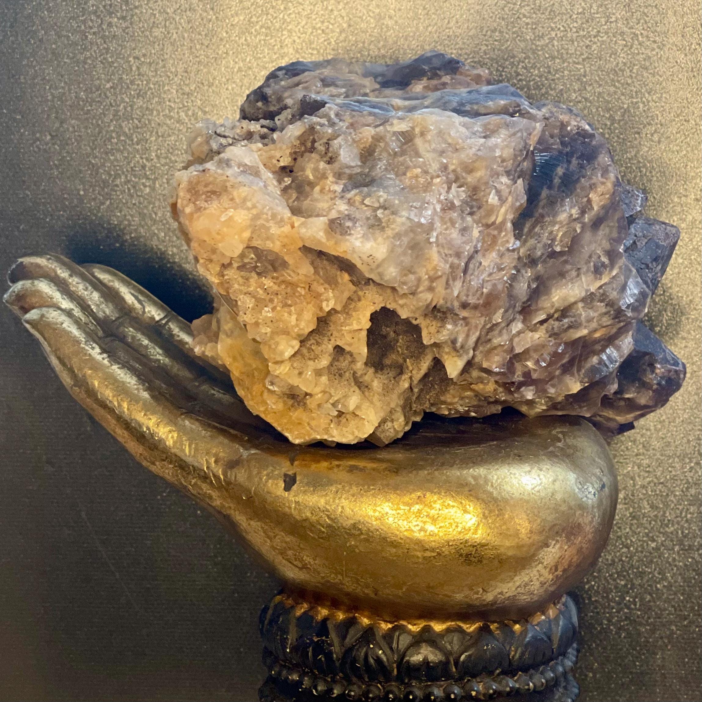 Raw Super Seven Crystal Cluster: Melody Stone, Sacred Seven - Reiki Cleansed