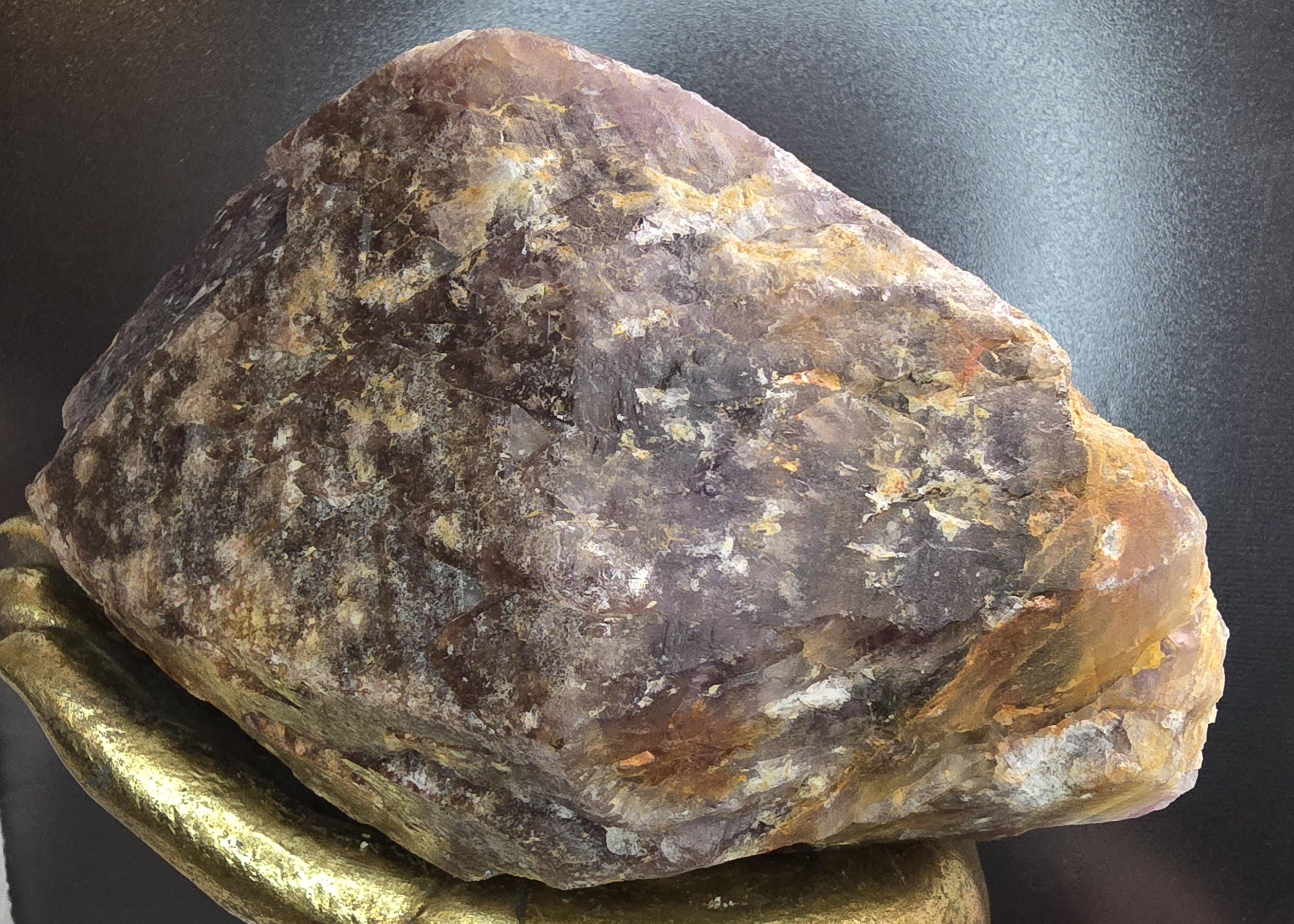 Large Super Seven Crystal Cluster: Reiki Cleansed Melody Stone