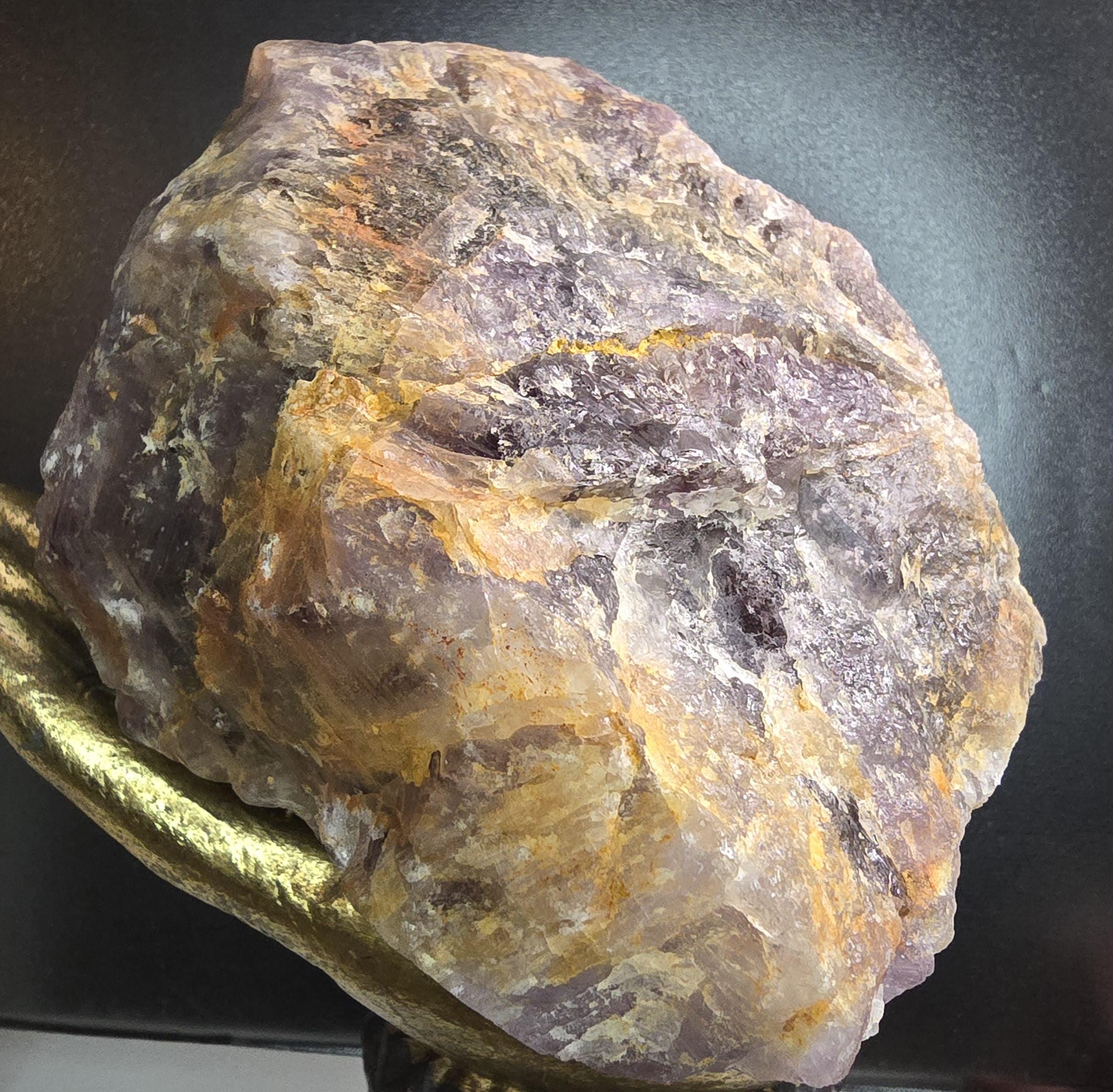 Large Super Seven Crystal Cluster: Reiki Cleansed Melody Stone