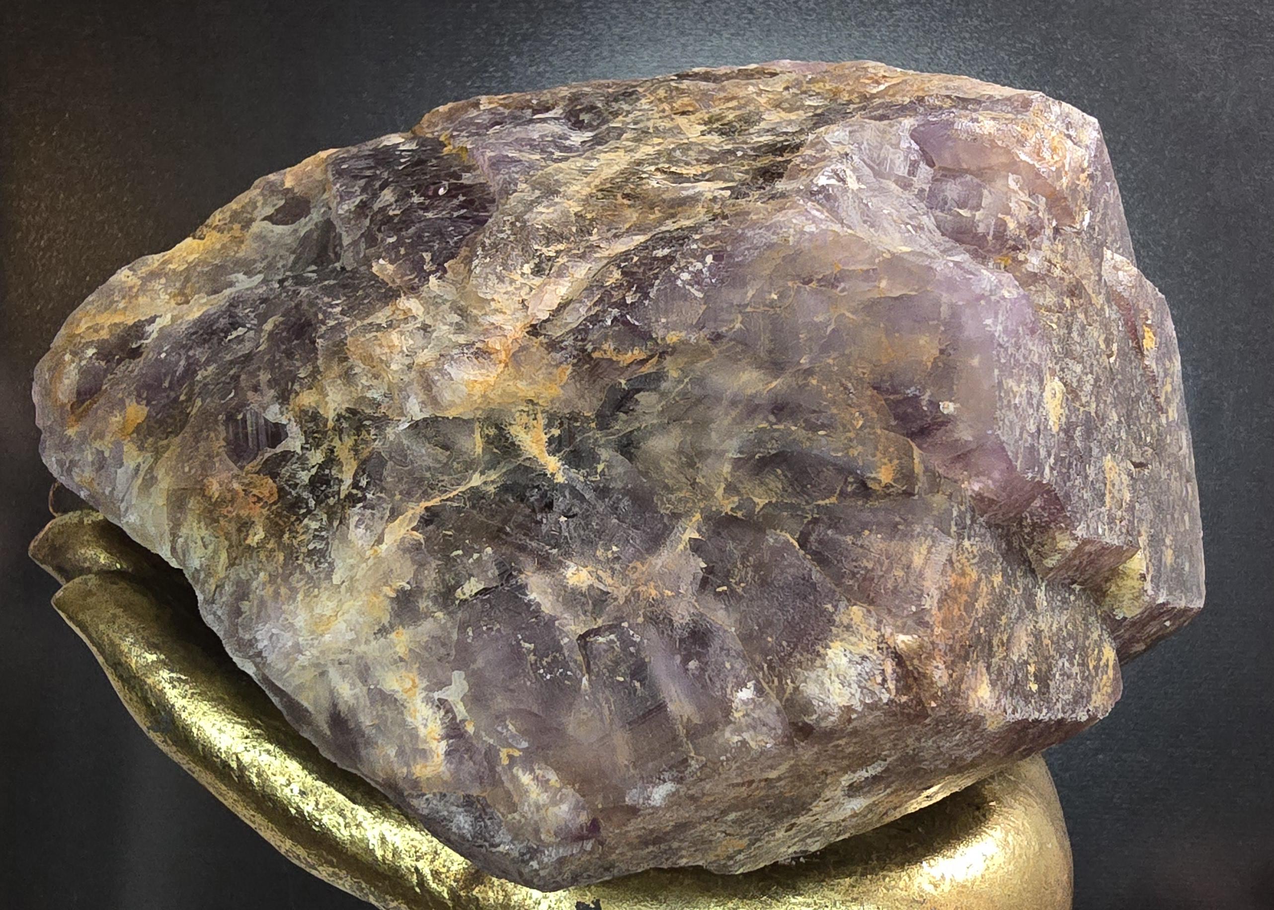 Large Super Seven Crystal Cluster: Reiki Cleansed Melody Stone