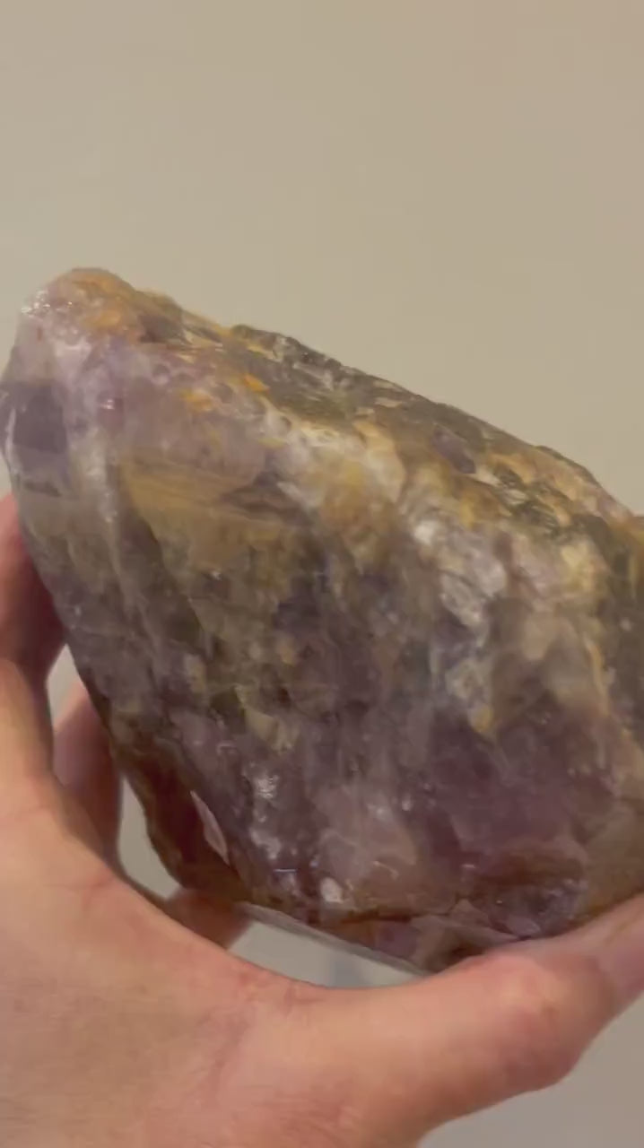 Large Super Seven Crystal Cluster: Reiki Cleansed Melody Stone