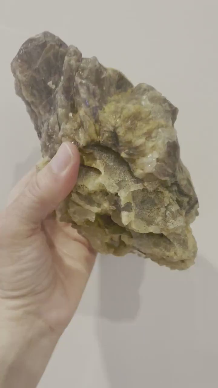 Raw Super Seven Crystal Cluster: Melody Stone, Sacred Seven - Reiki Cleansed